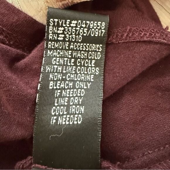 AGB Floral Chiffon With Overlay Blouse size Small - Picture 6 of 8